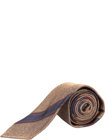 Lardini Cravatta Righe Seta Bei-bord