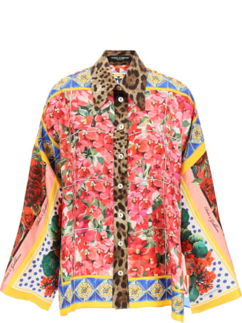 Dolce & Gabbana Printed Shirt Silk