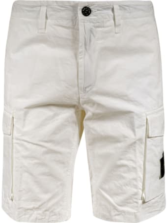 Stone Island Cargo Pocket Detail Shorts
