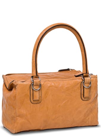 Givenchy Small Pandoran Handbag In Brown Leather