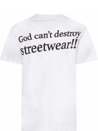 GCDS White T-shirt For Girl With Logo