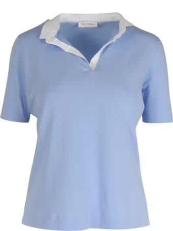 Gran Sasso Strass Buttons Polo
