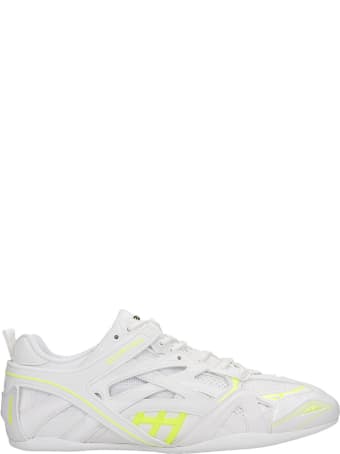 Balenciaga Closed Sneakers In White Synthetic Fibers