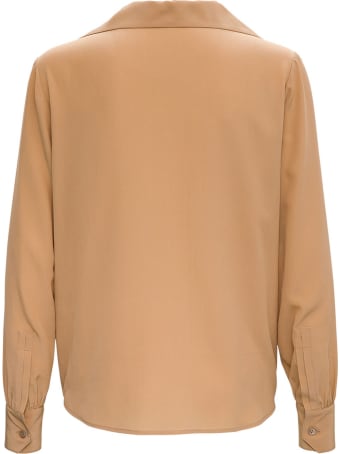 Saint Laurent Beige Crepe De Chine Shirt