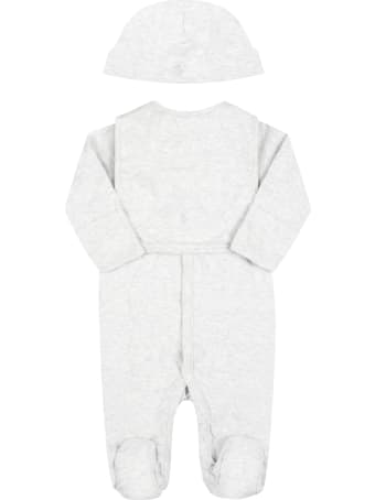 Ralph Lauren Grey Set For Baby Kids With Pony Logo