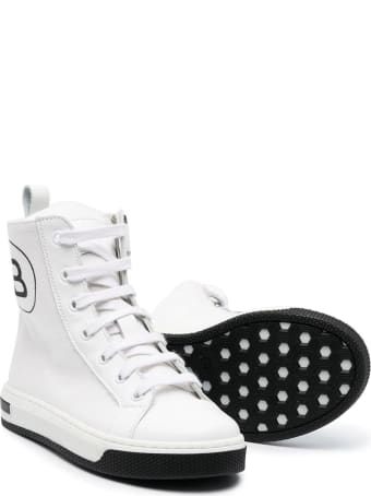Balmain White High-top Trainers