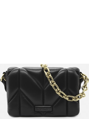 Miu Miu Shoulder Bag In Quilted Leather