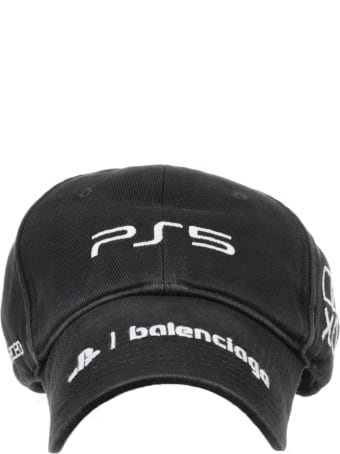 Balenciaga Black Playstation Cap
