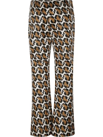 Fendi Leo Splash Quilted Trousers