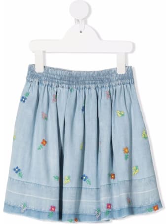 Stella McCartney Kids Lyocell Embroidered Skirt