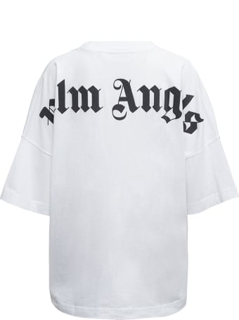 Palm Angels White Classic Logo Cotton T-shirt