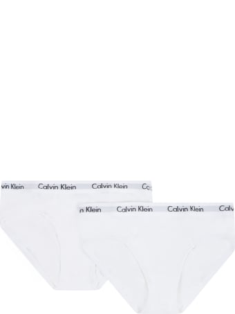 Calvin Klein White Set For Boy With Logos