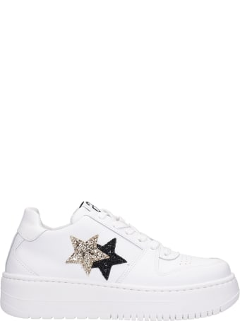 2Star Sneakers In White Leather