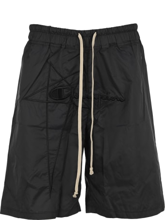 Rick Owens x Champion Embroidered Logo Shorts