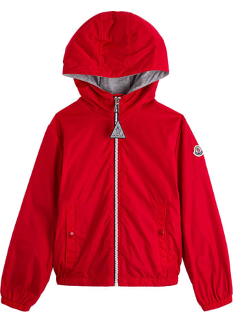 Moncler New Urville Jacket In Red Nylon