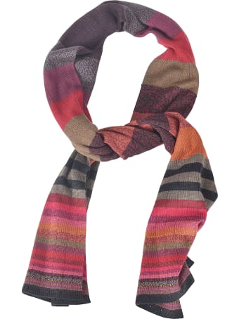 De Clercq Stripe Patterned Scarf