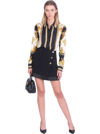 Versace Shirt In White Cotton