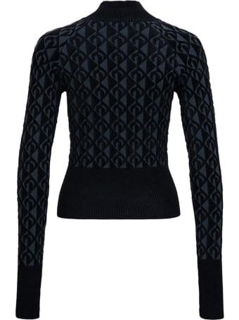 Marine Serre Moon Sweater In Viscose Blend