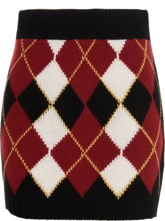 RED Valentino 'argyll' Skirt