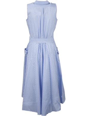 Sara Roka Checked Chemisier Dress