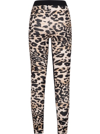 Paco Rabanne Leopard Print Leggings