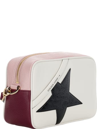 Golden Goose Leather Star Bag With Black Star