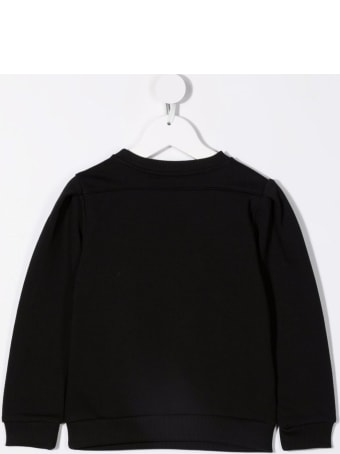 Givenchy Black Cotton Sweatshirt With Logo