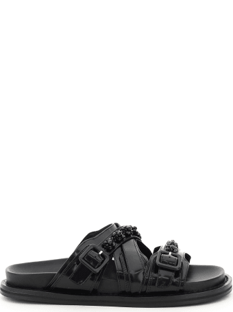Simone Rocha Embellished Leather Mules