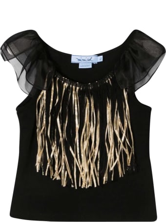 MiMiSol Black Blouse Mi Mi Sol Kids