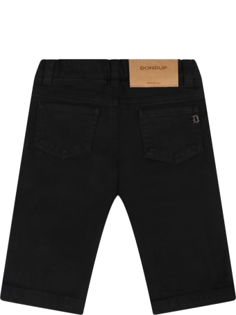 Dondup Black Jeans For Baby Boy