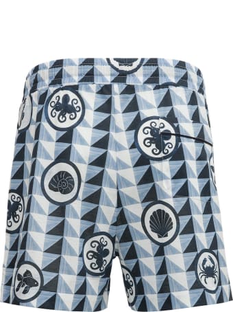 Dolce & Gabbana Majolica Print Cotton Bermuda Shorts