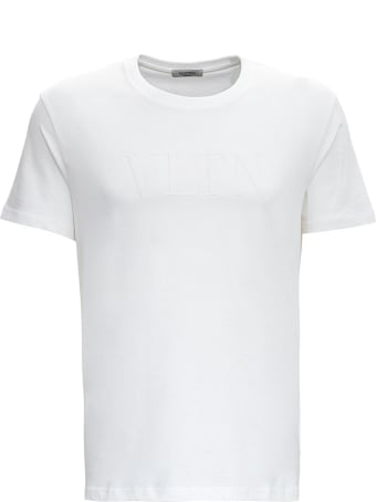 Valentino Cotton T-shirt With Tone On Tone Logo