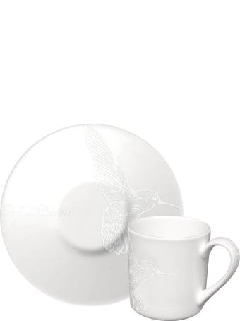 Taitù Set of 4 Espresso Cups & Saucers - Bianco&Bianco Collection