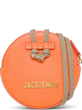 Jacquemus Le Pitchou Crossbody Bag In Orange Leather