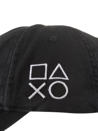 Balenciaga Man Black Playstation Baseball Cap