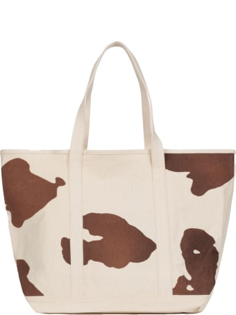 The Animals Observatory Ivory Bag For Kids With Yellow Logo