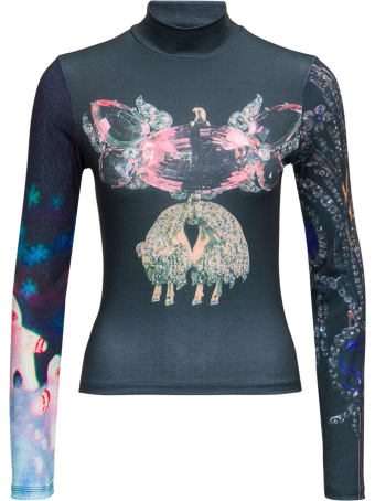 Chopova Lowena Long-sleeved Jewel Stretch Jersey Top