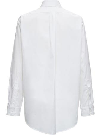 Maison Margiela White Cotton Poplin Shirt