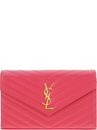 Saint Laurent Monogram Chain Wallet