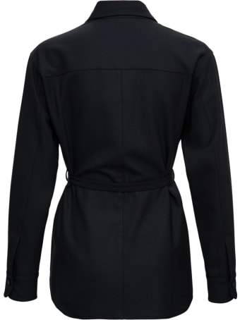Antonelli Cloe Jacket In Black Wool Blend