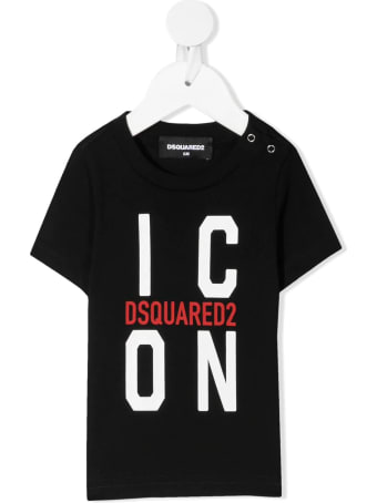 Dsquared2 Newborn Black D2kids Icon T-shirt