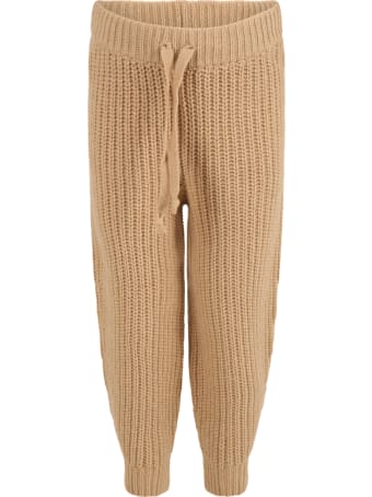 The New Society Beige ''easy'' Trouser For Kids