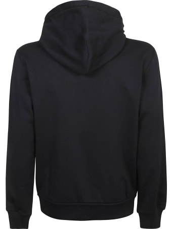 Dolce & Gabbana Logo Patched Zip Hoodie