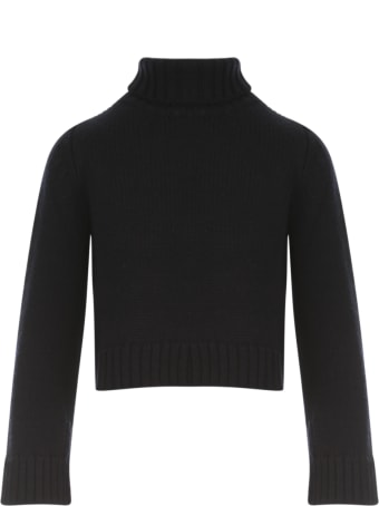 Base Solid Colour Short Turtle Neck Sweater