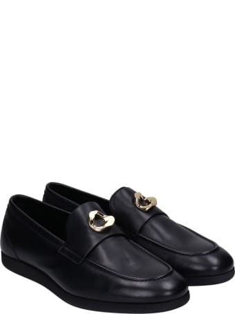 Givenchy Loafers In Black Leather