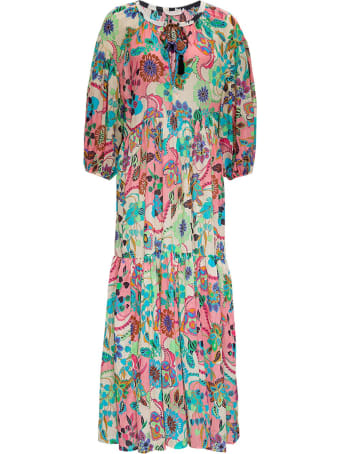 Anjuna Long Floral Cotton Dress