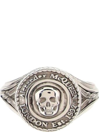 Alexander McQueen Alexander Mc Queen Medallion Ring