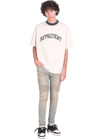 REPRESENT T-shirt In White Cotton
