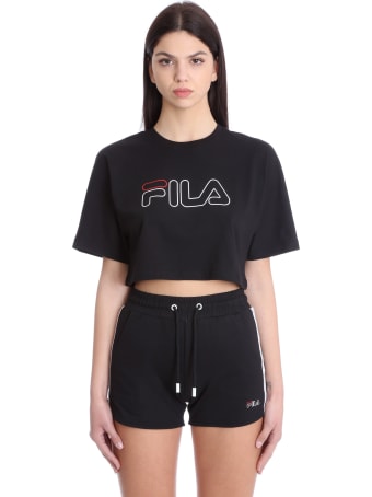 Fila Jamielle T-shirt In Black Cotton