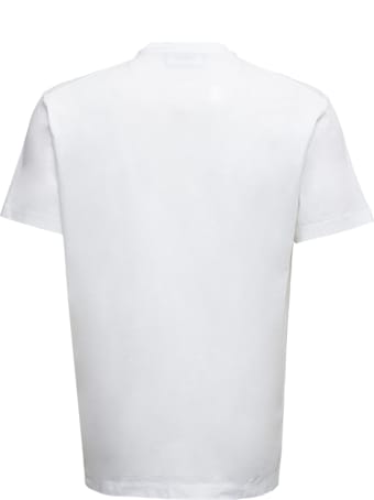 Dsquared2 White Cotton T-shirt With Logo Print